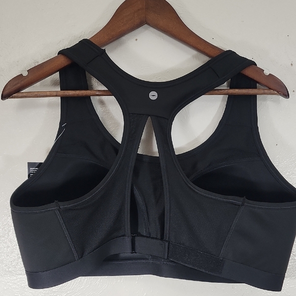 NWT Avia Black Racerback Sports Bra for Intense Workouts - Picture 3 of 7